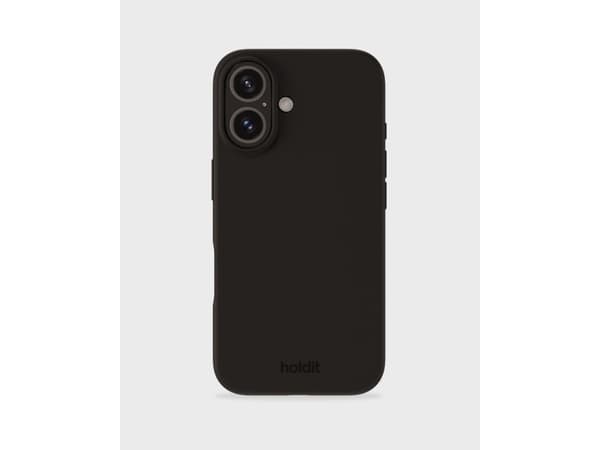HoldIt Silicone, Omslag, Apple, iPhone 16, 15,5 cm (6.1"), Svart