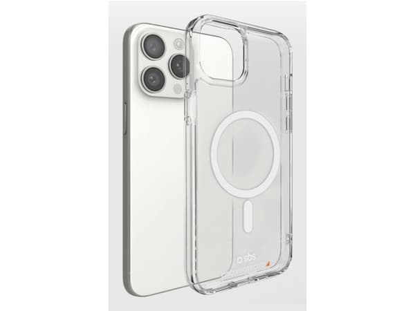SBS TED3OMAGCOVIP1667P, Omslag, Apple, iPhone 16 Pro Max, 17,5 cm (6.9"), Transparent
