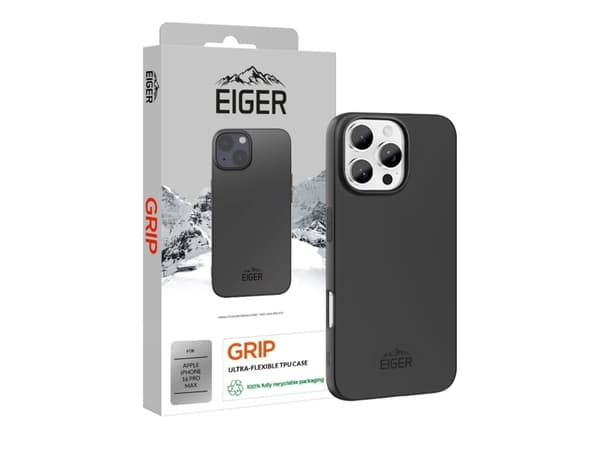 EIGER EGCA00615, Etui, Apple, iPhone 16 Pro Max, 17,5 cm (6.9"), Sort