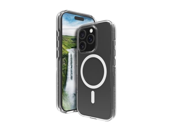 dbramante1928 Iceland Ultra - Baksidesskydd för mobiltelefon - MagSafe-kompatibilitet - D3O, plast - klar - för Apple iPhone 16 Pro Max