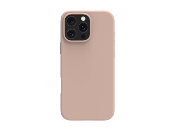 dbramante1928 Monaco - Baksidedeksel for mobiltelefon - MagSafe-samsvar - silikon, plastikk - rosa sand - for Apple iPhone 16 Pro Max