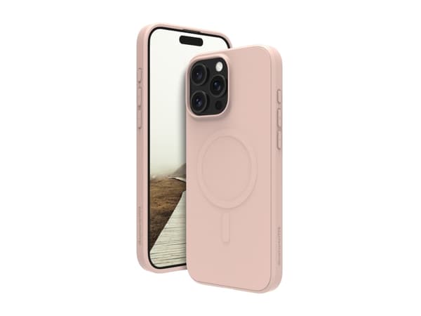 dbramante1928 Greenland Pro - Baksidesskydd för mobiltelefon - MagSafe-kompatibilitet - plast - rosa sand - för Apple iPhone 16 Pro Max