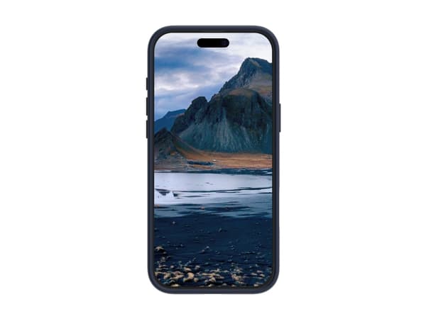 dbramante1928 Iceland Ultra - Baksidesskydd för mobiltelefon - med fällbart ställ - MagSafe-kompatibilitet - D3O, plast - blå - för Apple iPhone 16 P