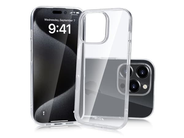nevox 2369, Omslag, Apple, iPhone 16 Pro Max, 17,5 cm (6.9"), Transparent