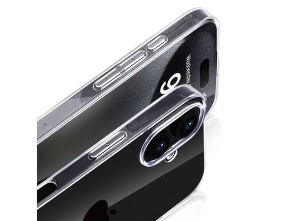 nevox 2366, Cover, Apple, iPhone 16, 15.5 cm (6.1"), Transparent