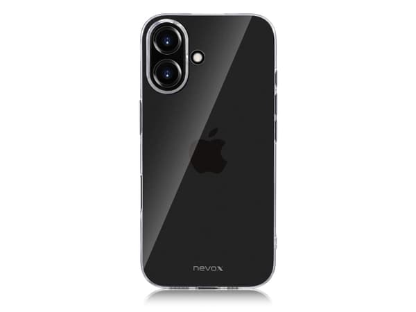 nevox 2366, Cover, Apple, iPhone 16, 15.5 cm (6.1"), Transparent