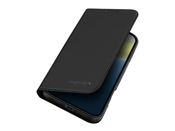 nevox 2371, Folio, Apple, iPhone 16 Plus, 17 cm (6.7"), Svart