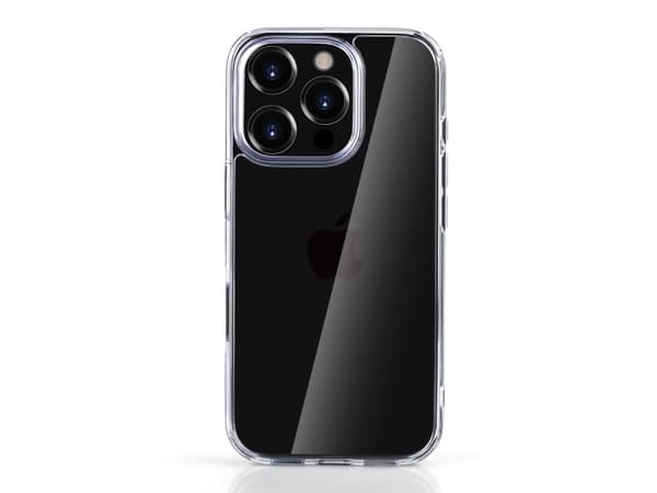 nevox StyleShell SHOCKFlex, Rund (shell case), Apple, iPhone 16 Pro, 16 cm (6.3"), Gjennomsiktig