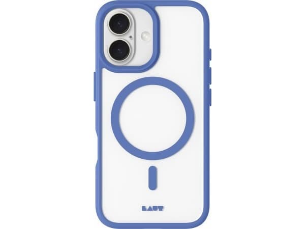 LAUT Huex Protect, Omslag, Apple, iPhone 16, 15,5 cm (6.1"), Blå, Translucent