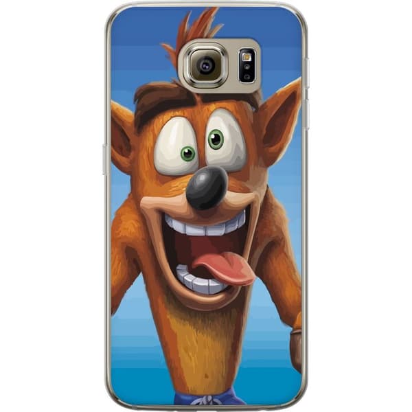 Samsung Galaxy S6 Läpinäkyvä kuori Crash Bandicoot