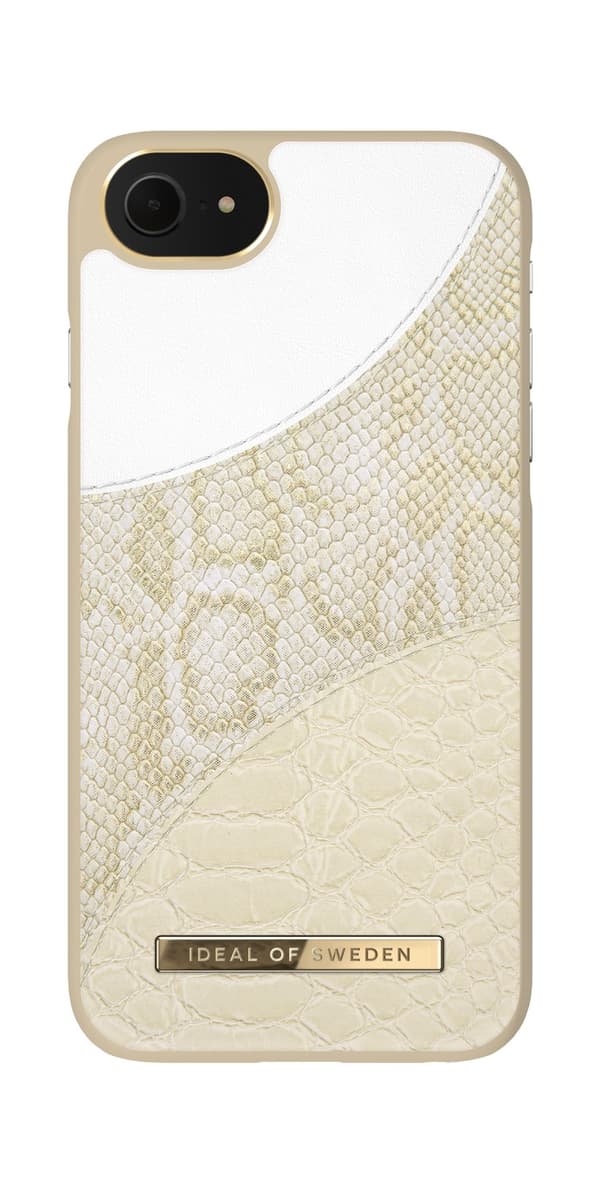 IDeal of Sweden Atelier Case iPhone SE/8/7/6/6S - Cream Gold Snake