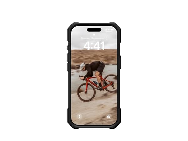 Urban Armor Gear Essential Armor, Deksel, Apple, iPhone 16 Pro, 16 cm (6,3"), Sort