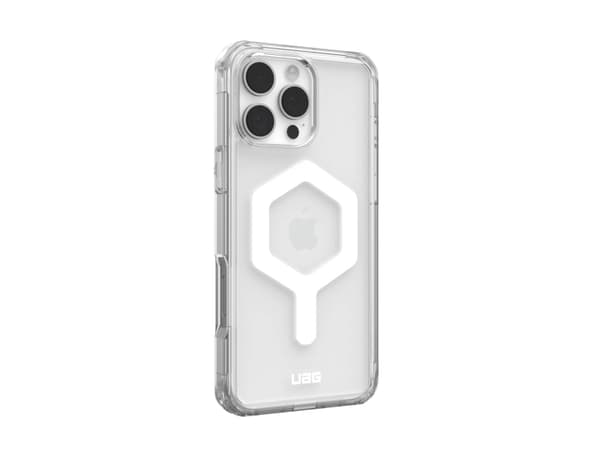 Urban Armor Gear Plyo, Suojus, Apple, iPhone 16 Pro Max, 17,5 cm (6.9"), läpinäkyvä, Hvid
