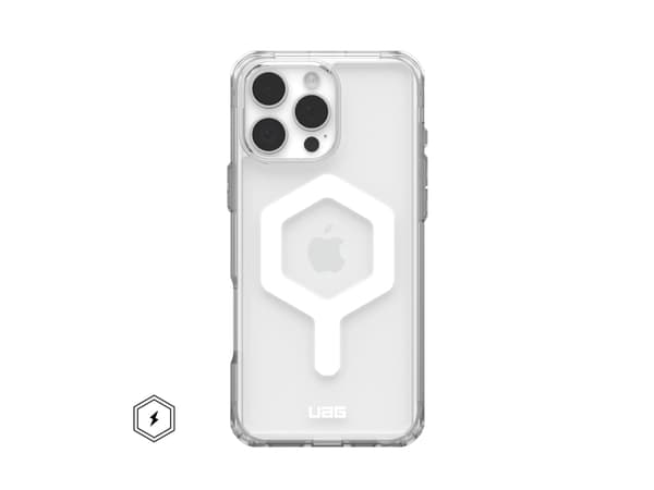 Urban Armor Gear Plyo, Suojus, Apple, iPhone 16 Pro Max, 17,5 cm (6.9"), läpinäkyvä, Hvid