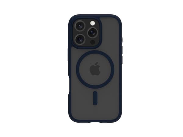 dbramante1928 Grenen - Baksidesskydd för mobiltelefon - MagSafe-kompatibilitet - plast - blå, genomskinlig baksida - för Apple iPhone 16 Pro