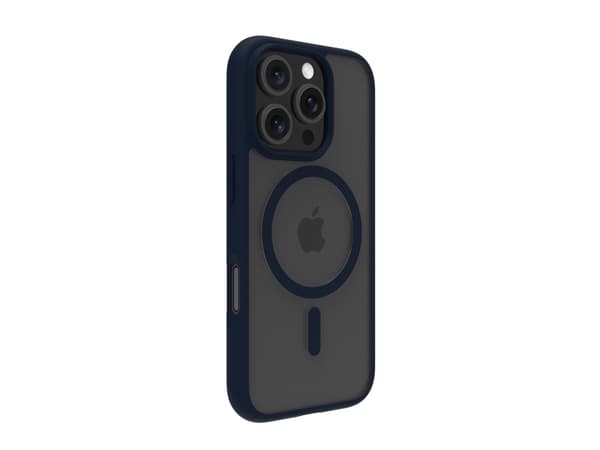 dbramante1928 Grenen - Baksidesskydd för mobiltelefon - MagSafe-kompatibilitet - plast - blå, genomskinlig baksida - för Apple iPhone 16 Pro
