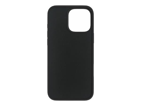 eSTUFF Infinite Riga - Baksidedeksel for mobiltelefon - 76% recycled material - polykarbonat, silikon - svart - for Apple iPhone 16 Pro Max