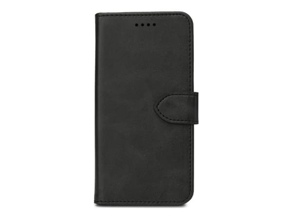 eSTUFF WALES - Vikbart fodral för mobiltelefon - polyuretan (PU) - svart - för Samsung Galaxy XCover7