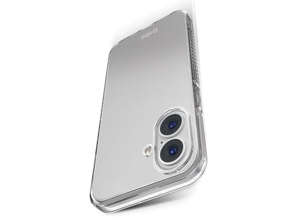 SBS TEUNBKEX2IP1661, Cover, Apple, iPhone 16, 16.5 cm (6.5"), Transparent