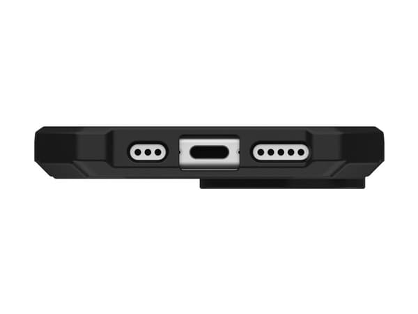 UAG Essential Armor Series - Baksidesskydd för mobiltelefon - MagSafe-kompatibilitet - svart - för Apple iPhone 16