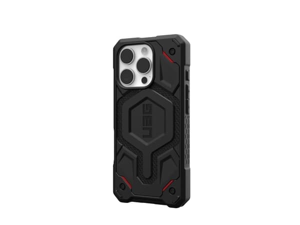 Urban Armor Gear Monarch Pro kevlar, Omslag, Apple, iPhone 16 Pro, 16 cm (6.3"), Svart
