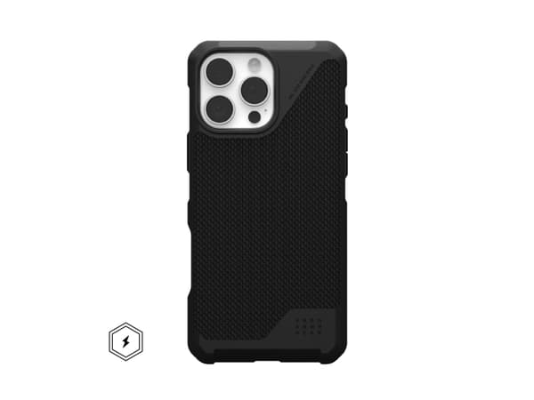 Urban Armour Gear Metropolis LT, Deksel, Apple, iPhone 16 Pro Max, 17,5 cm (6,9"), Sort