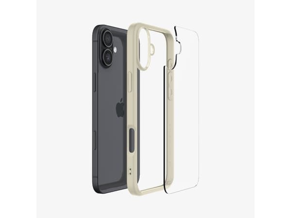 Spigen Ultra Hybrid, Etui, Apple, iPhone 16 Plus, 17 cm (6.7"), Beige