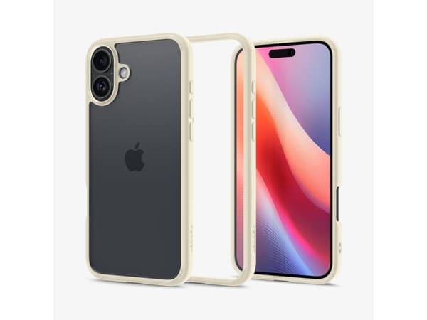 Spigen Ultra Hybrid, Etui, Apple, iPhone 16 Plus, 17 cm (6.7"), Beige