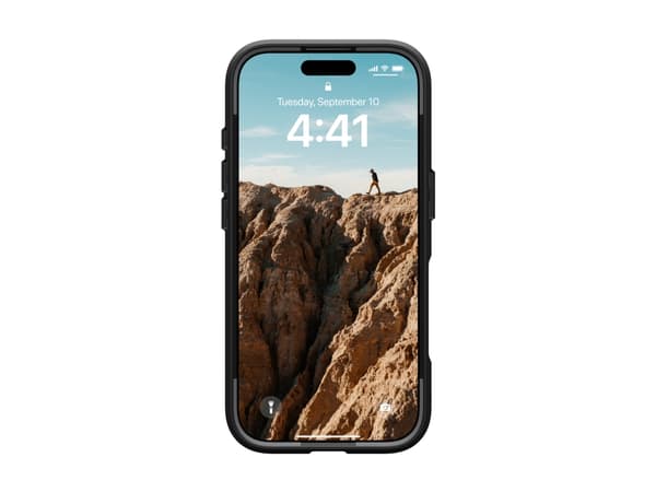 UAG Civilian Series - Baksidesskydd för mobiltelefon - robust - MagSafe-kompatibilitet - svart - för Apple iPhone 16 Pro