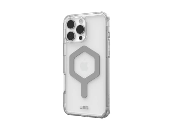 Urban Armor Gear Plyo, kansi, Apple, iPhone 16 Pro Max, 17,5 cm (6,9"), hopea, läpinäkyvä