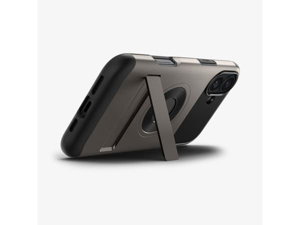 Spigen Slim Armor (MagFit), kansi, Apple, iPhone 16, 15,5 cm (6,1"), harmaa