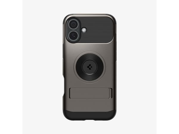 Spigen Slim Armor (MagFit), kansi, Apple, iPhone 16, 15,5 cm (6,1"), harmaa