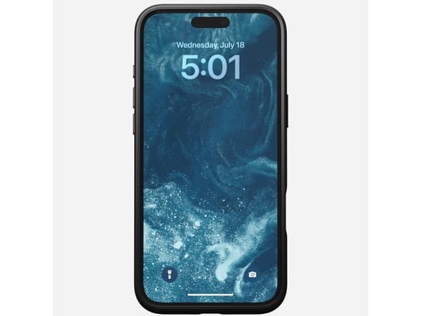 Nomad Modern Leather Case Musta-, Apple