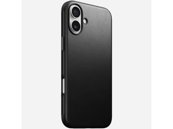 Nomad Modern Leather Case Musta-, Apple
