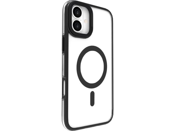 eSTUFF ES67141101, Cover, Apple, iPhone 16 Plus, 17 cm (6.7"), Transparent, Black