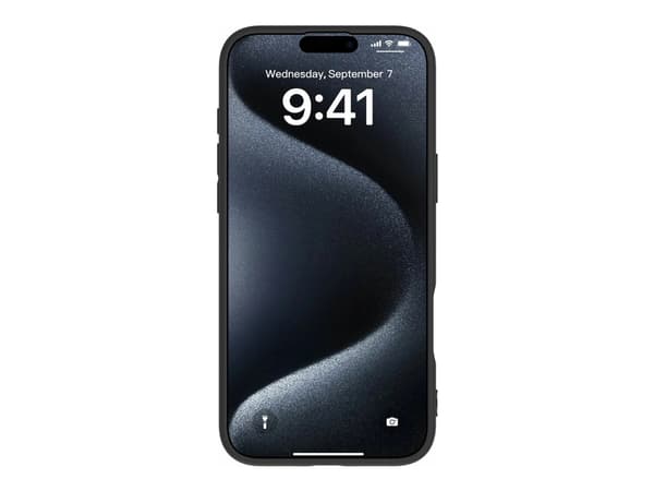 eSTUFF ES67101051-BULK, Cover, Apple, iPhone 16 Plus, 17 cm (6.7"), Black