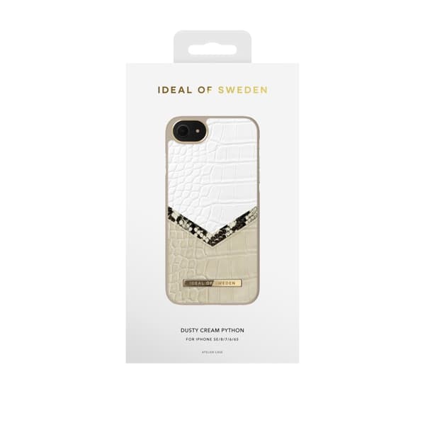 IDeal of Sweden Atelier Case iPhone 8/7/6/6S Plus Dusty Cream Python