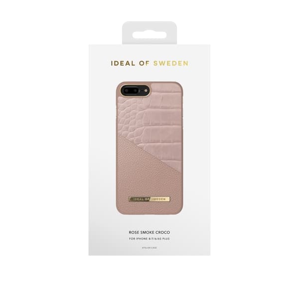 IDeal of Sweden Atelier Case iPhone 8/7/6/6S Plus Rose Smoke Croco