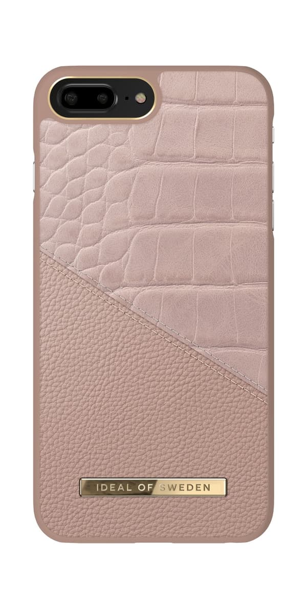 IDeal of Sweden Atelier Case iPhone 8/7/6/6S Plus Rose Smoke Croco
