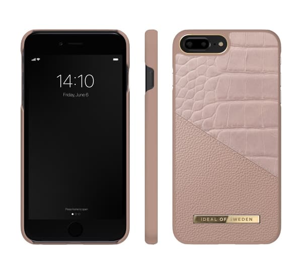 IDeal of Sweden Atelier Case iPhone 8/7/6/6S Plus Rose Smoke Croco