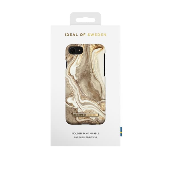 IDeal of Sweden Atelier Case iPhone SE/8/7/6/6S -  Golden Sand Marble