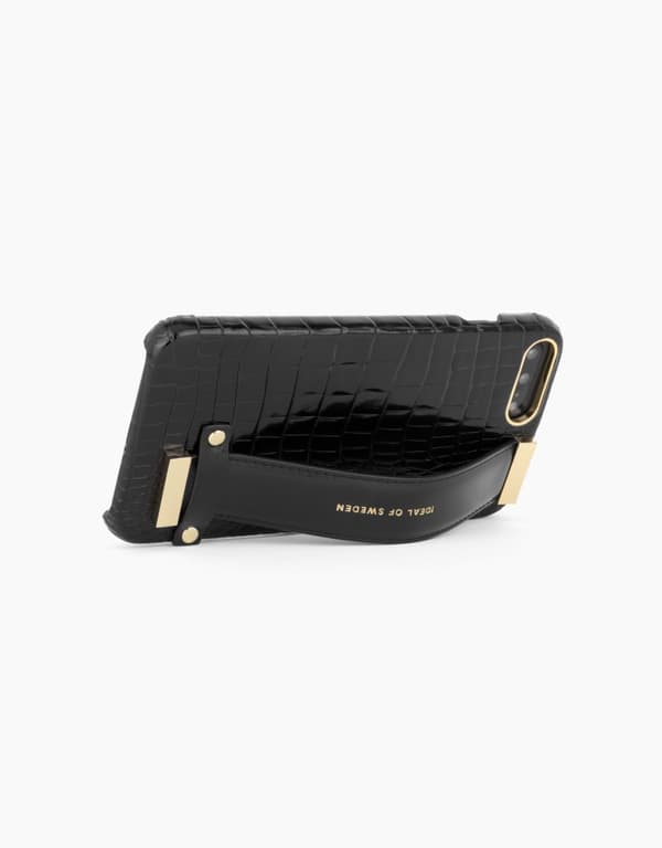 IDeal of Sweden Neo Noir Croco Strap Handle Statement Case för iPhone 6/6S/7/8 Plus