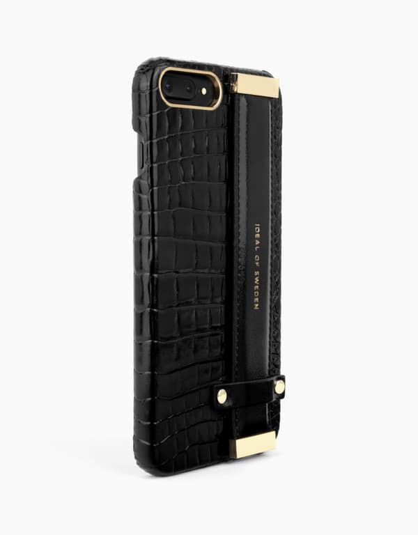 IDeal of Sweden Neo Noir Croco Strap Handle Statement Case för iPhone 6/6S/7/8 Plus