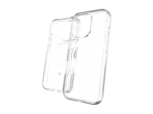 Zagg Crystal Palace Snap - Baksidedeksel for mobiltelefon - MagSafe-samsvar - blank - for Apple iPhone 16 Pro