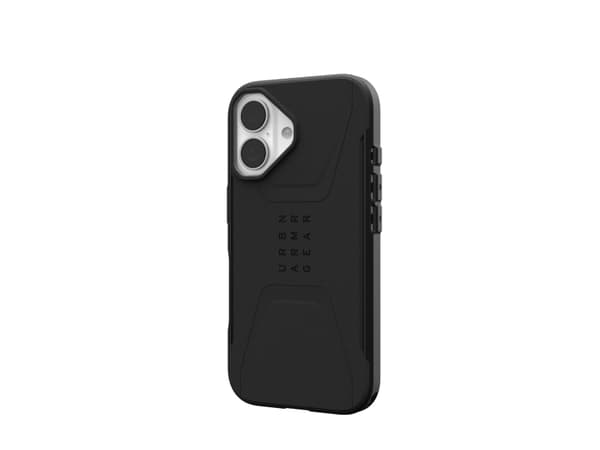Urban Armor Gear Civilian, Omslag, Apple, iPhone 16, 15,5 cm (6.1"), Svart