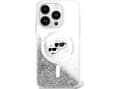 Pikkukuva 1 / 2: Karl Lagerfeld Liquid Glitter Karl &amp; Choupette Head Magsafe Apple iPhone 16 Plus kotelo