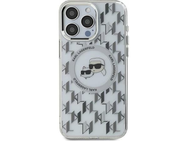 Karl Lagerfeld Karl Lagerfeld KLHMP16SHMCKMHT iPhone 16 6.1" kirkas/läpinäkyvä IML Monogram Karl&Choupette Head MagSafe