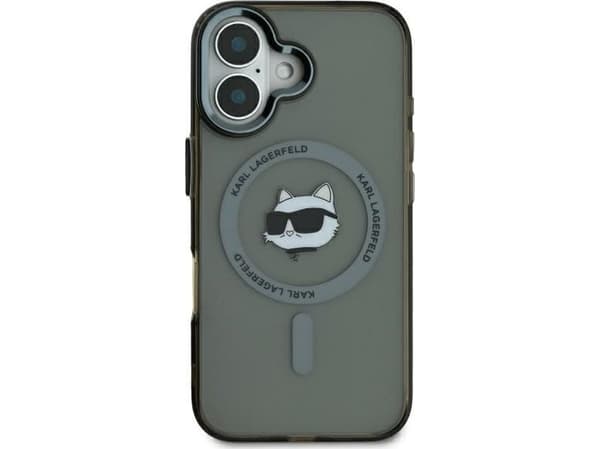 Karl Lagerfeld Karl Lagerfeld KLHMP16XHLSCHK iPhone 16 Pro Max 6.9" czarny/black hardcase IML Metal Choupette Head MagSafe