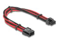 Miniatyrbilde 1 av 3: Delock - Strømforlengelseskabel - 8-pins EPS12V (hann) til 8-pins PCIe-strøm (6+2) (hunn) - 3.3 / 5 / 12 V - 30 cm - rød/svart