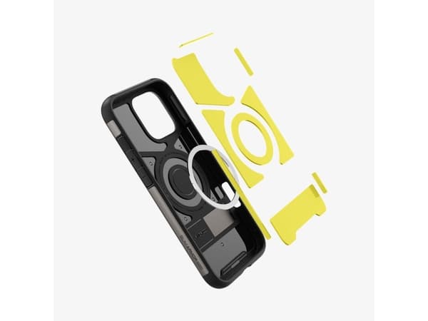 Spigen Slim Armor (MagFit), kansi, Apple, iPhone 16 Pro Max, 17,5 cm (6,9"), harmaa